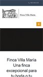 Mobile Screenshot of fincavillamaria.es