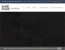 Tablet Screenshot of fincavillamaria.es